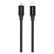 GreyLime 18W Pleciony Kabel USB-C / Lightning - Certyfikat MFi - 1m