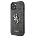 Hybrydowe Etui Guess 4G Big Metal Logo do iPhone 13 - Czarne