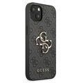 Hybrydowe Etui Guess 4G Big Metal Logo do iPhone 13 - Czarne