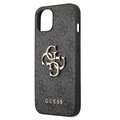 Hybrydowe Etui Guess 4G Big Metal Logo do iPhone 13 - Czarne
