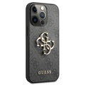 Hybrydowe Etui Guess 4G Big Metal Logo do iPhone 13 Pro - Czarne