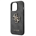 Hybrydowe Etui Guess 4G Big Metal Logo do iPhone 13 Pro - Czarne