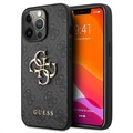 Hybrydowe Etui Guess 4G Big Metal Logo do iPhone 13 Pro Max - Czarne