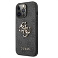 Hybrydowe Etui Guess 4G Big Metal Logo do iPhone 13 Pro Max - Czarne