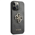 Hybrydowe Etui Guess 4G Big Metal Logo do iPhone 13 Pro Max - Czarne