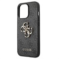 Hybrydowe Etui Guess 4G Big Metal Logo do iPhone 13 Pro Max - Czarne