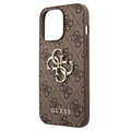 Hybrydowe Etui Guess 4G Big Metal Logo do iPhone 13 Pro Max - Brąz