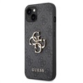 Hybrydowe Etui Guess 4G Big Metal Logo do iPhone 14 - Czarne