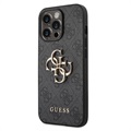 Hybrydowe Etui Guess 4G Big Metal Logo do iPhone 14 Pro Max - Czarne