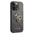 Hybrydowe Etui Guess 4G Big Metal Logo do iPhone 14 Pro Max - Czarne