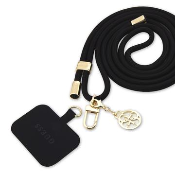 Guess 4G Charm Uniwersalny pasek na ramię - Czarny