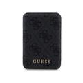 Guess 4G Magnetyczny bezprzewodowy powerbank 5000mAh - kompatybilny z MagSafe - czarny