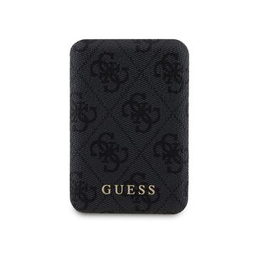 Guess 4G Magnetyczny bezprzewodowy powerbank 5000mAh - kompatybilny z MagSafe - czarny