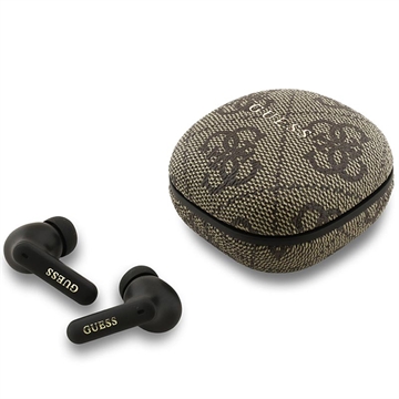 Słuchawki True Wireless Guess 4G Script Logo ENC - Brązowy