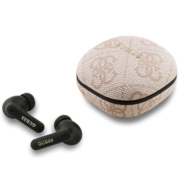 Słuchawki True Wireless Guess 4G Script Logo ENC - Różowy
