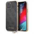 Etui Guess Charms Collection 4G do iPhone 12/12 Pro - Szary