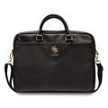 Guess Grained 4G Metal Logo Torba na laptopa - 15"-16" - Czarny
