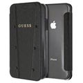 Zamykane Designerskie Etui Guess Kaia do iPhone XR - Czarne