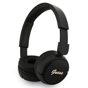 Guess Metal Logo Script Bluetooth 5.3 Słuchawki nauszne - Czarny