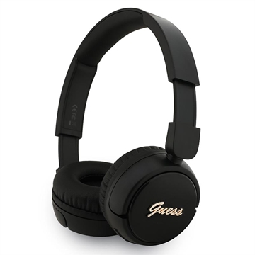 Guess Metal Logo Script Bluetooth 5.3 Słuchawki nauszne - Czarny