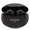 Słuchawki TWS Guess GUTWST50EK Metallic Finish - Czarne