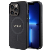 iPhone 15 Pro Guess Saffiano Hybrydowe Etui - Kompatybilny z MagSafe