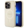 iPhone 15 Pro Max Guess Saffiano Hybrydowe Etui - Kompatybilny z MagSafe - Beż