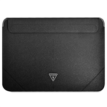 Futerał Guess Saffiano Triangle Logo na Laptop - 13-14" - Czarny