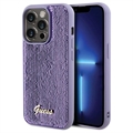 iPhone 15 Pro Max Etui Guess Sequin Script Logo - Fiolet