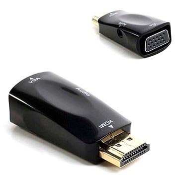 Adapter HDMI / VGA - Czarny