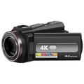 Cyfrowa kamera wideo HDV-254KM 4K z 16-krotnym zoomem, WiFi - czarna