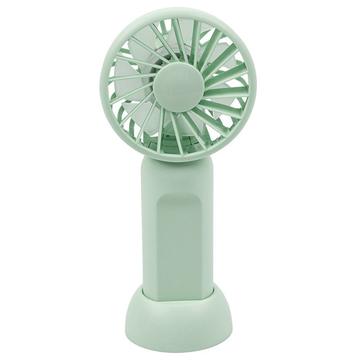 HL007 Mini wentylator ręczny z 3 prędkościami - zielony
