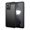 HMD Fusion Szczotkowane Etui z TPU - Włókno Węglowe