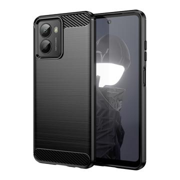 HMD Fusion Szczotkowane Etui z TPU - Włókno Węglowe