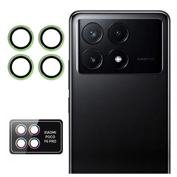 Xiaomi Poco F6 Pro Szkło Hartowane w Obiektywie Hat Prince - Zieleń