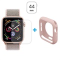 Pełen Zestaw Ochronny Hat Prince do Apple Watch Series SE/6/5/4 - 44mm - Różowy