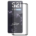 Zabezpieczenie Ekranu Hat Prince Full Size do Samsung Galaxy S21 5G - 2 Szt.- Czarna Krawędź