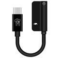 Adapter Audio Hat Prince HC-13 USB-C / 3.5mm & Type-C - Czarny