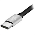 Adapter Audio Hat Prince HC-13 USB-C / 3.5mm & Type-C - Biały