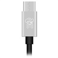 Adapter Audio Hat Prince HC-13 USB-C / 3.5mm & Type-C - Biały