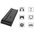 Szybki 6-portowy Hub USB do Sony PlayStation 5 - 5x USB, 1x USB-C