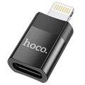 Przejściówka Lightning/USB-C Hoco UA17 - USB 2.0, 5V/2A - Czarny