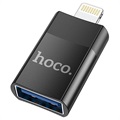  Przejściówka OTG Hoco UA17 USB 2.0 na Lightning - Czarny