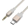 Kabel audio Hoco UPA32B USB-C do 3.5mm - 1m - złoty