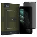iPhone X/XS/11 Pro Hofi Anti Spy Pro+ Zabezpieczenie Ekranu ze Szkła Hartowanego Prywatności - Czarna Krawędź