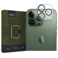iPhone 15 Pro/15 Pro Max Hofi Cam Pro+ Osłona Obiektywu Aparatu ze Szkła Hartowanego - Transparentny / Czerń