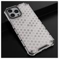 Hybrydowe Etui Honeycomb Armored do iPhone 14 Pro - Przezroczysty