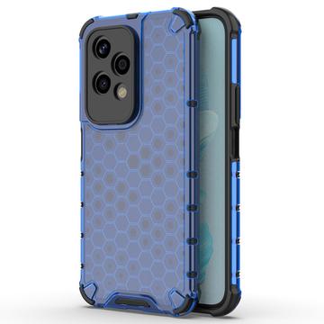 Honor 200 Lite Hybrydowe Etui Honeycomb Armored - Błękit