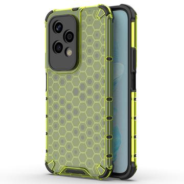 Honor 200 Lite Hybrydowe Etui Honeycomb Armored - Zieleń