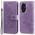 Honor 200 Etui z Portfelem z Serii Mandala - Fiolet